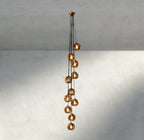 Bubble Smoke Glass Cascade Pendant - fovolighting