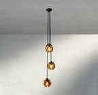 Bubble Smoke Glass Cascade Pendant - fovolighting