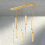Budubon Alabaster Linear Chandelier - fovolighting