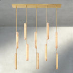 Budubon Alabaster Linear Chandelier - fovolighting