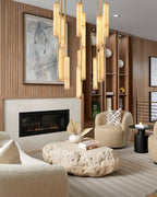 Budubon Alabaster Round Chandelier - fovolighting