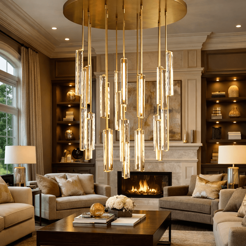 Budubon Crystal Round Chandelier - fovolighting