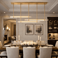 Budubon Crystal Triple Bar Linear Chandelier - fovolighting