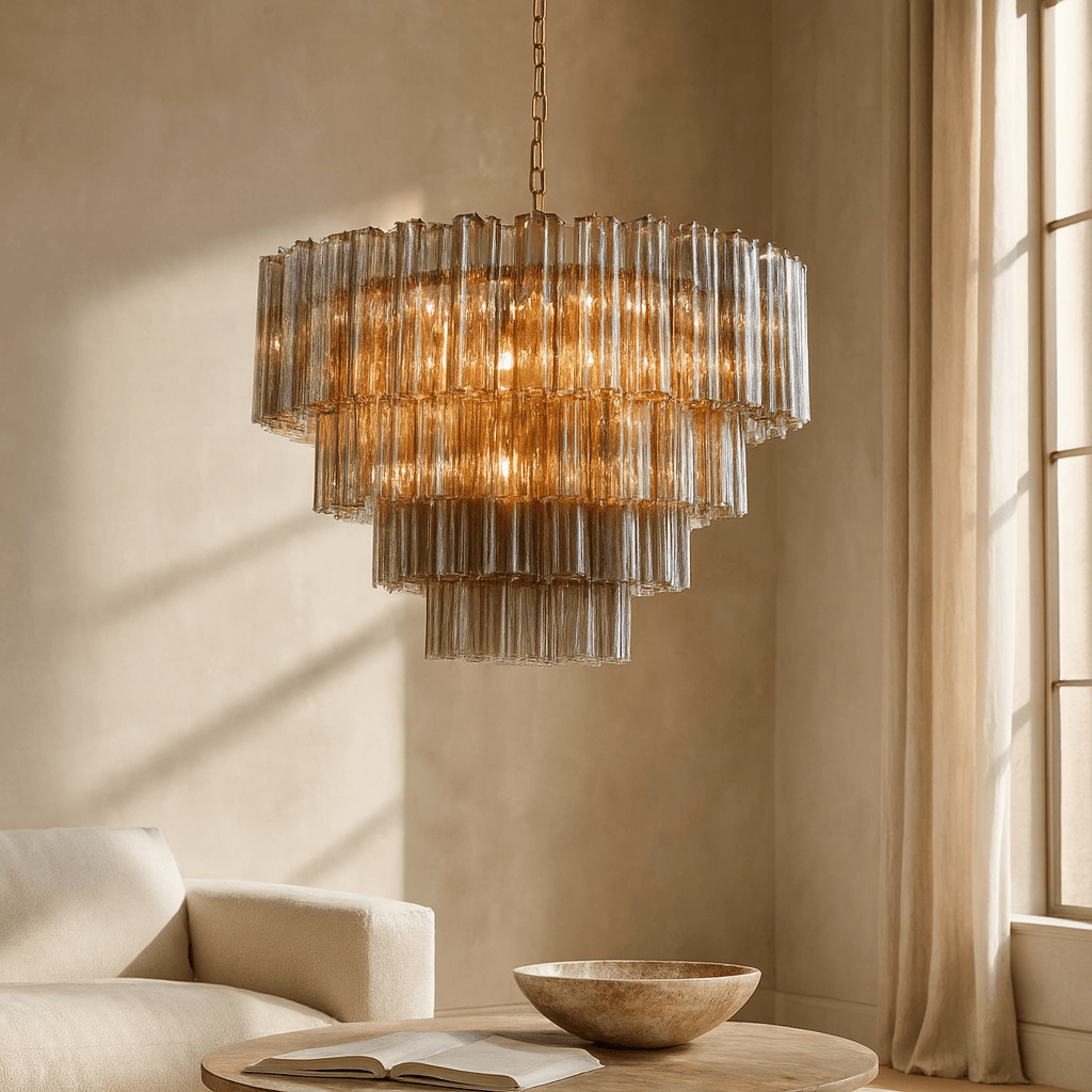 Burney Modern Chandelier 29" - fovolighting