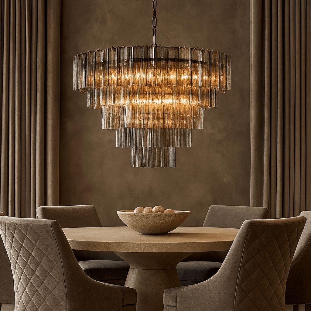 Burney Modern Chandelier 35" - fovolighting