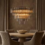 Burney Modern Chandelier 35" - fovolighting
