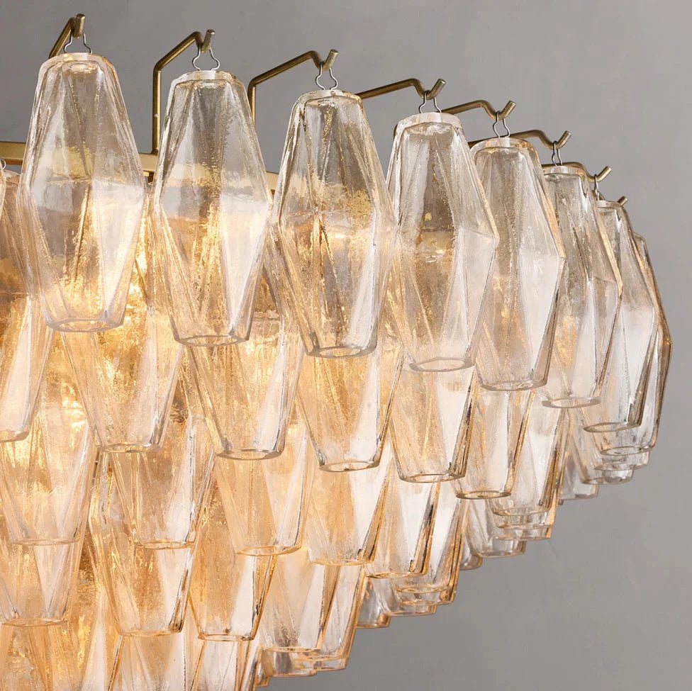 Burnley Glass Chandelier - fovolighting