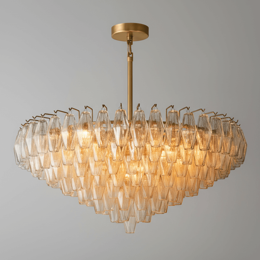 Burnley Glass Chandelier - fovolighting
