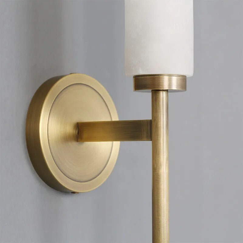 Burston Marble Wall Sconce - fovolighting