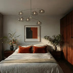Cabrety Glass Mobile Round Chandelier