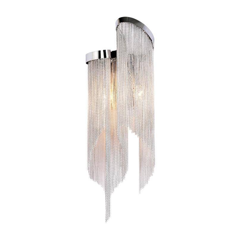 Cadena Chain Tassel Wall Sconce - fovolighting