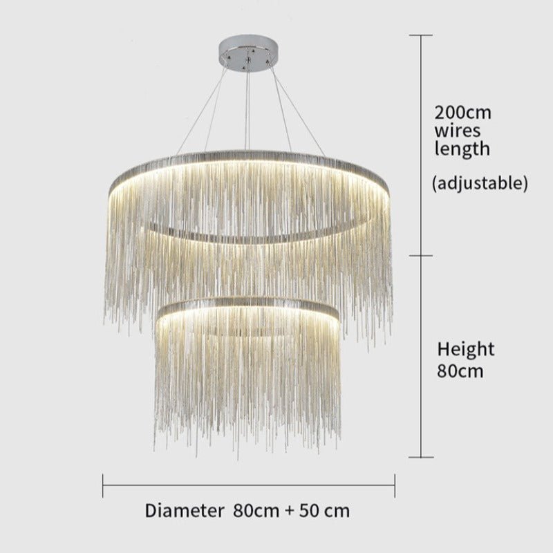 Cadena Modern Chandelier - fovolighting