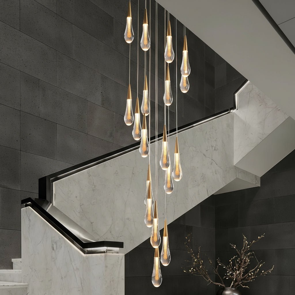 Cadere Modern Staircase Chandelier - fovolighting