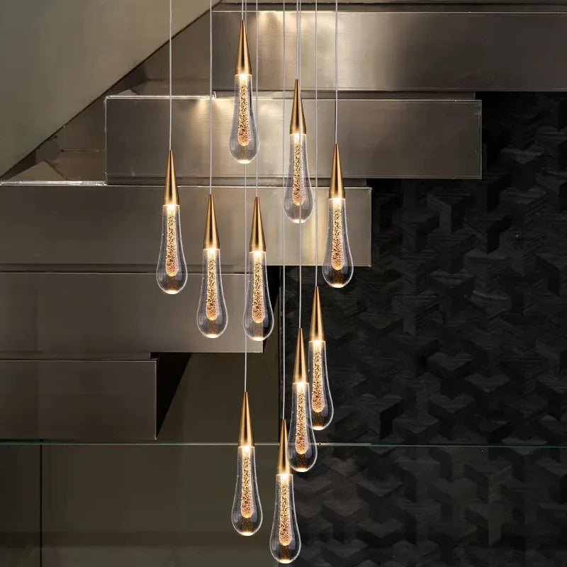 Cadere Modern Staircase Chandelier - fovolighting