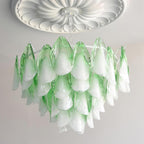 Caia Murano Glass Chandelier for Living Room - fovolighting