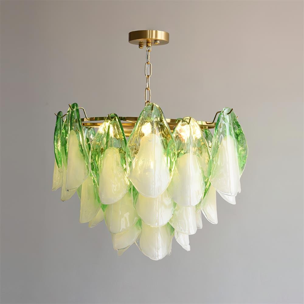 Caia Murano Glass Chandelier for Living Room - fovolighting