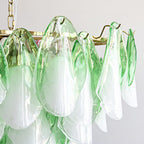 Caia Murano Glass Chandelier for Living Room - fovolighting