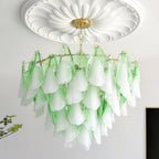 Caia Murano Glass Chandelier for Living Room - fovolighting