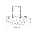 Caia Murano Glass Chandelier for Living Room - fovolighting