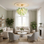Caia Murano Glass Chandelier for Living Room - fovolighting