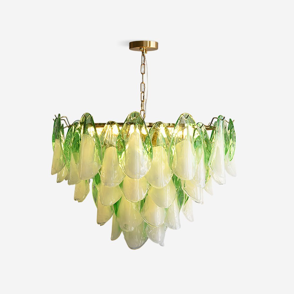 Caia Murano Glass Chandelier for Living Room - fovolighting