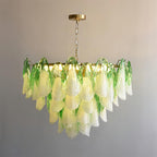 Caia Murano Glass Chandelier for Living Room - fovolighting