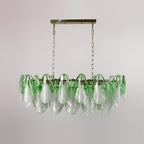 Caia Murano Glass Chandelier for Living Room - fovolighting