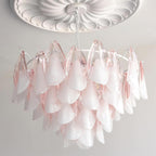 Caia Murano Glass Chandelier for Living Room - fovolighting