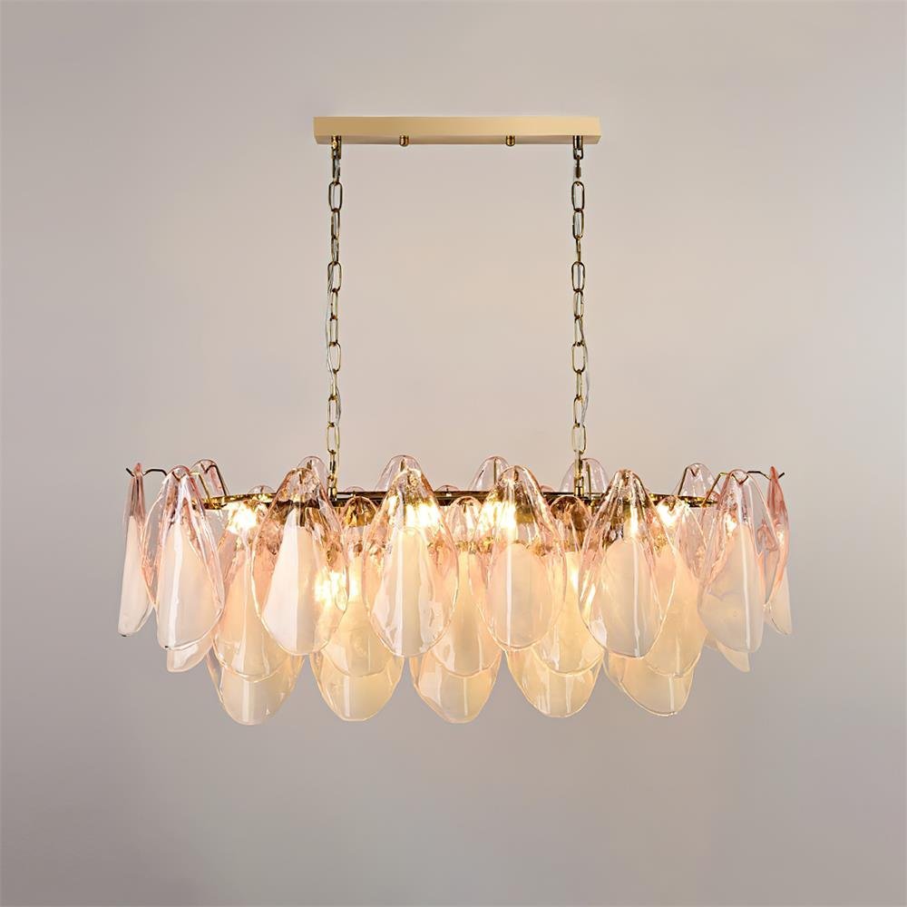 Caia Murano Glass Chandelier for Living Room - fovolighting