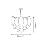 Caia Murano Glass Chandelier for Living Room - fovolighting