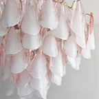 Caia Murano Glass Chandelier for Living Room - fovolighting