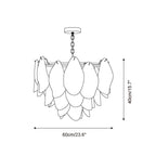 Caia Murano Glass Chandelier for Living Room - fovolighting