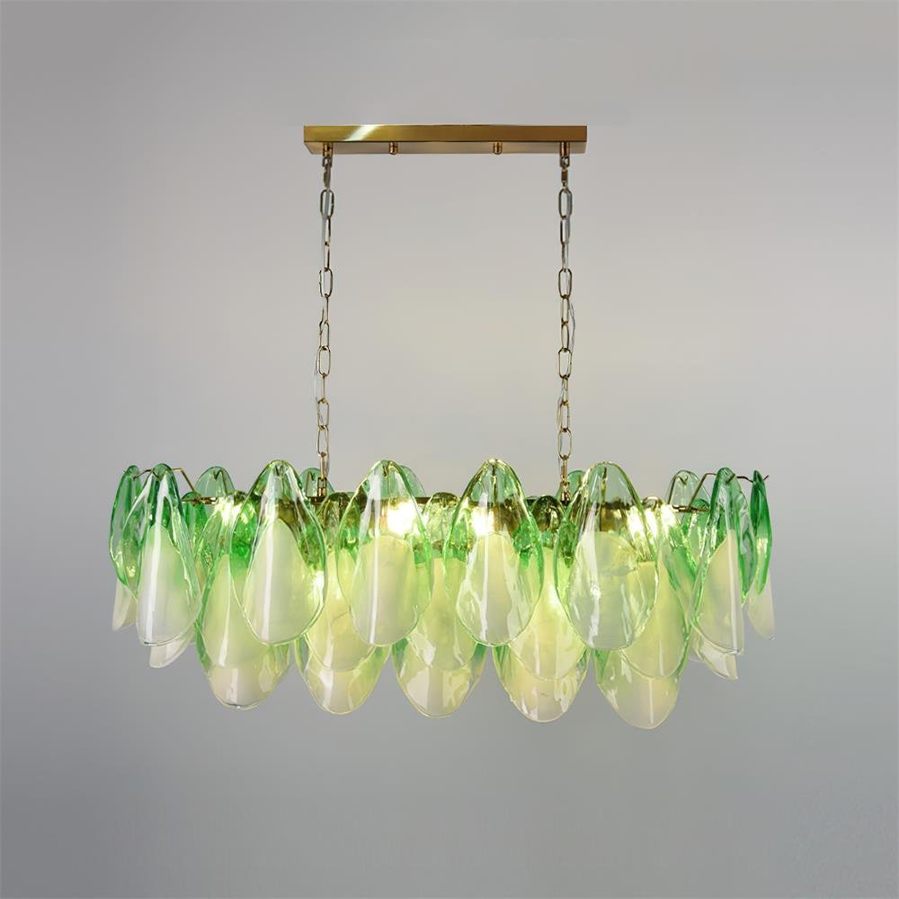Caia Murano Glass Chandelier for Living Room - fovolighting
