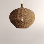 Cairo Crocheted Seagrass Pendant - fovolighting