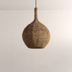 Cairo Crocheted Seagrass Pendant - fovolighting