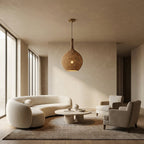 Cairo Crocheted Seagrass Pendant - fovolighting