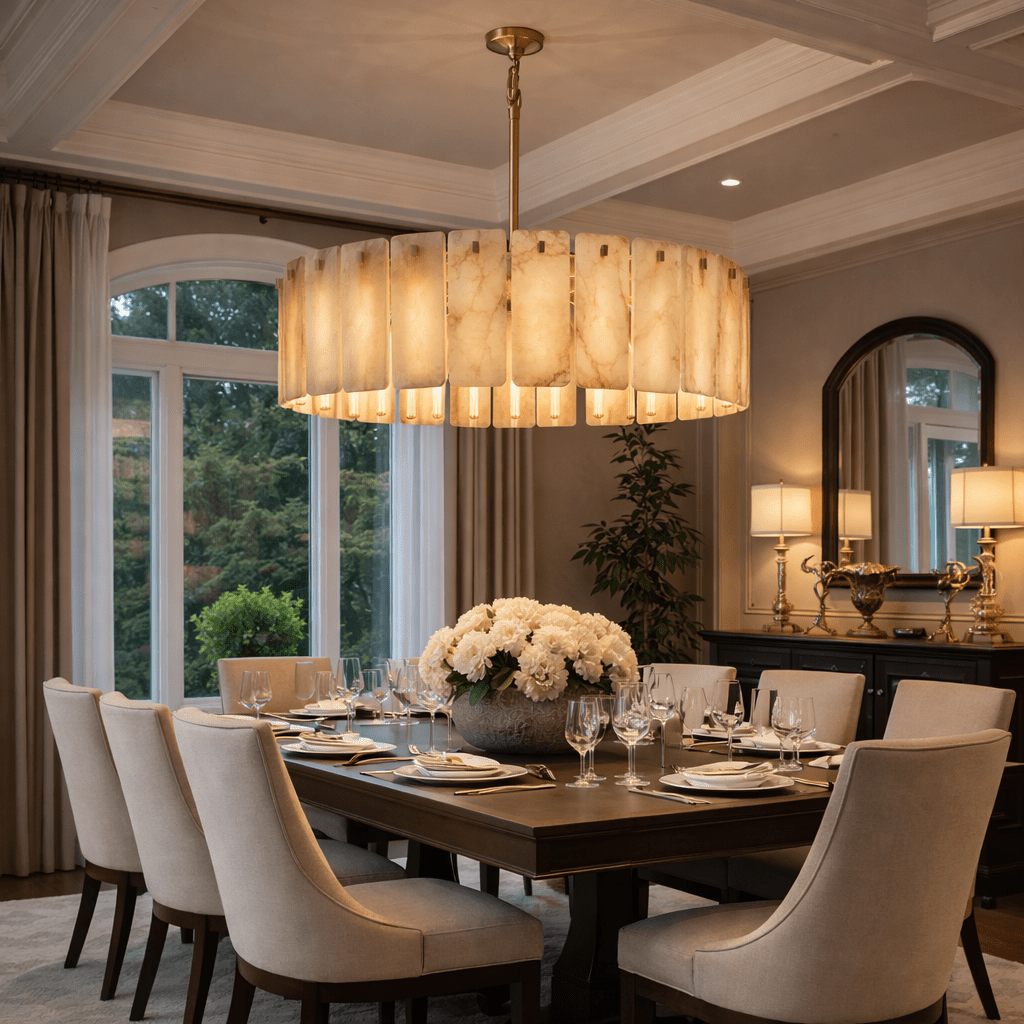 Calametta Onyx Round Chandelier - fovolighting