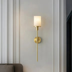 Caldera Marble & Copper Wall Sconce - fovolighting