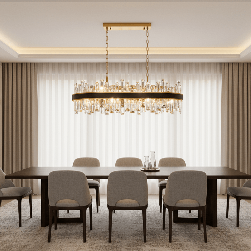 Calvi Modern Dining Room Chandelier - fovolighting