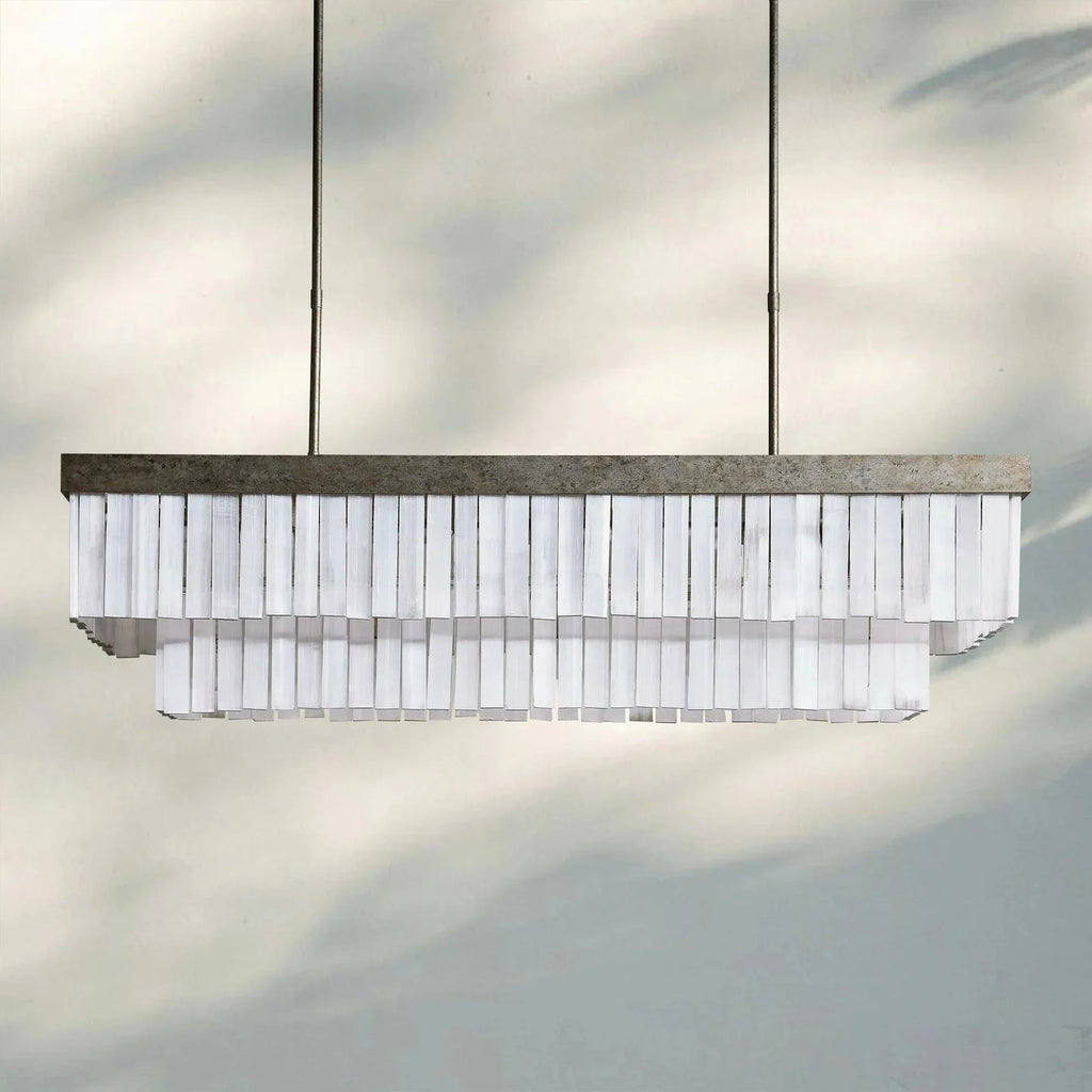 Cameron Rectangular Chandelier 49''59'' - fovolighting