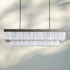 Cameron Rectangular Chandelier 49''59'' - fovolighting