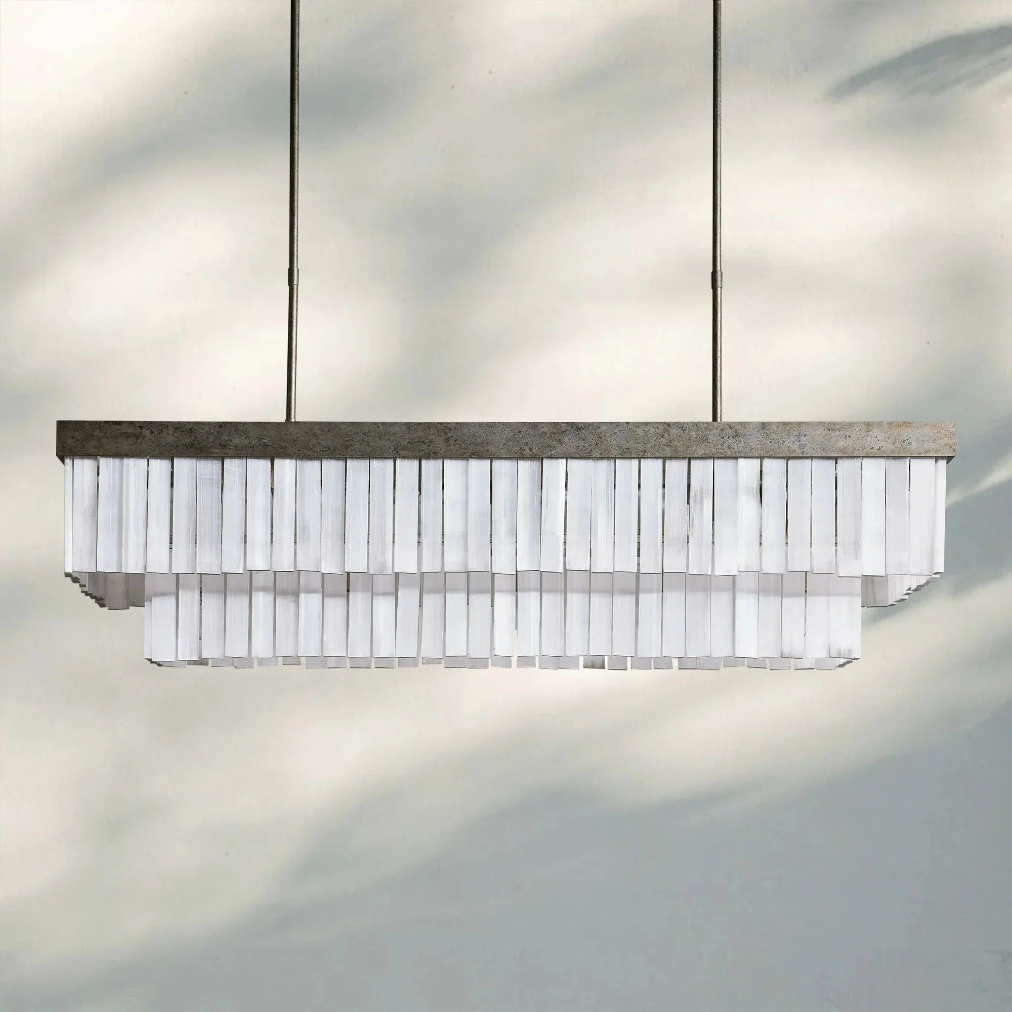Cameron Rectangular Chandelier 49''59'' - fovolighting