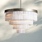 Cameron Round Chandelier 3/4 Tier - fovolighting