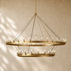 Caminon Vintage 2-Tier Round Chandelier