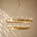 Caminon Vintage 2-Tier Round Chandelier