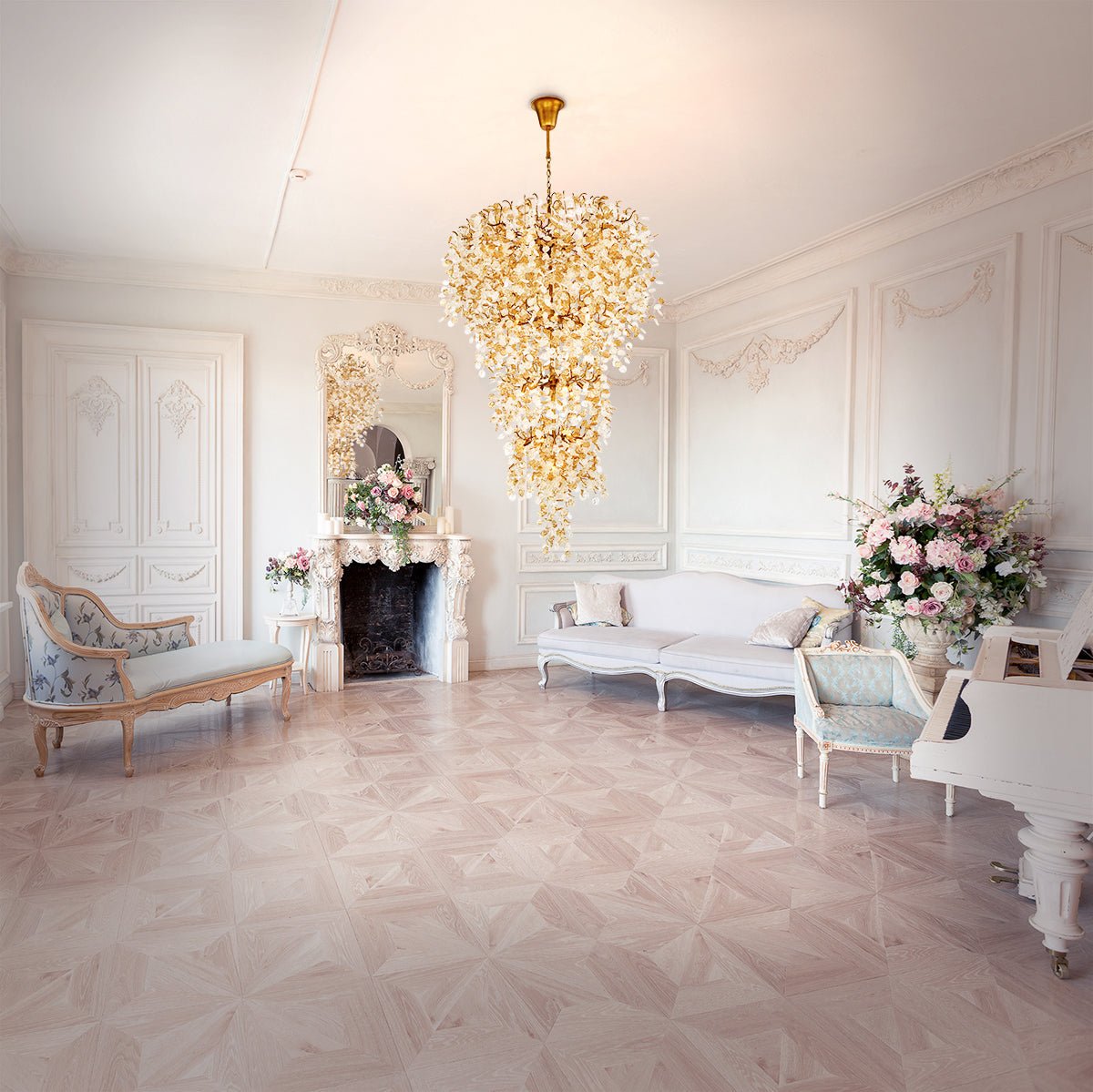 Campobasso Chandelier 33 Lights 76 Inches Grand Chandelier - fovolighting