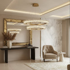 Capri 2 - Ring Modern Crystal Chandelier - fovolighting