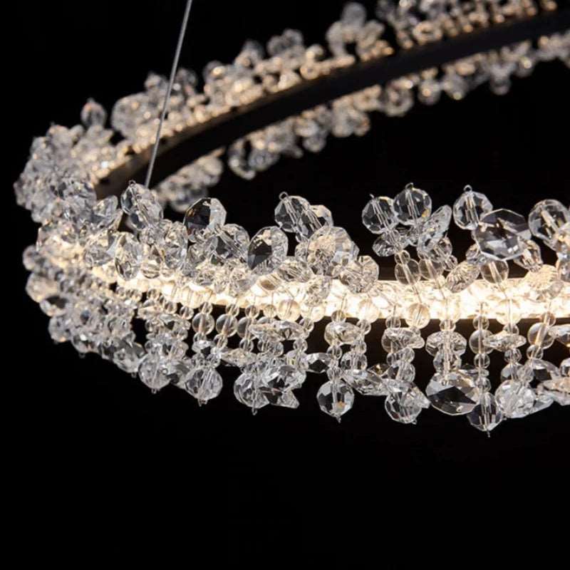 Capri 2 - Tier Crystal Chandelier - fovolighting