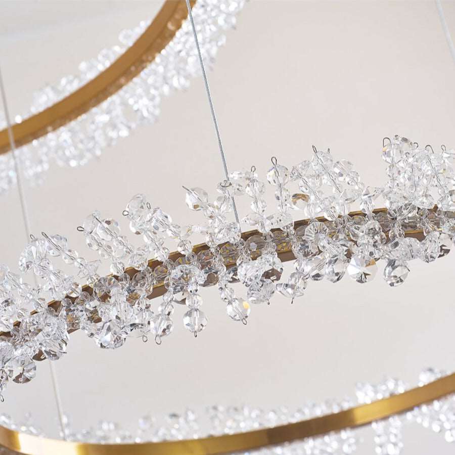Capri 3 - Ring Crystal Chandelier - fovolighting