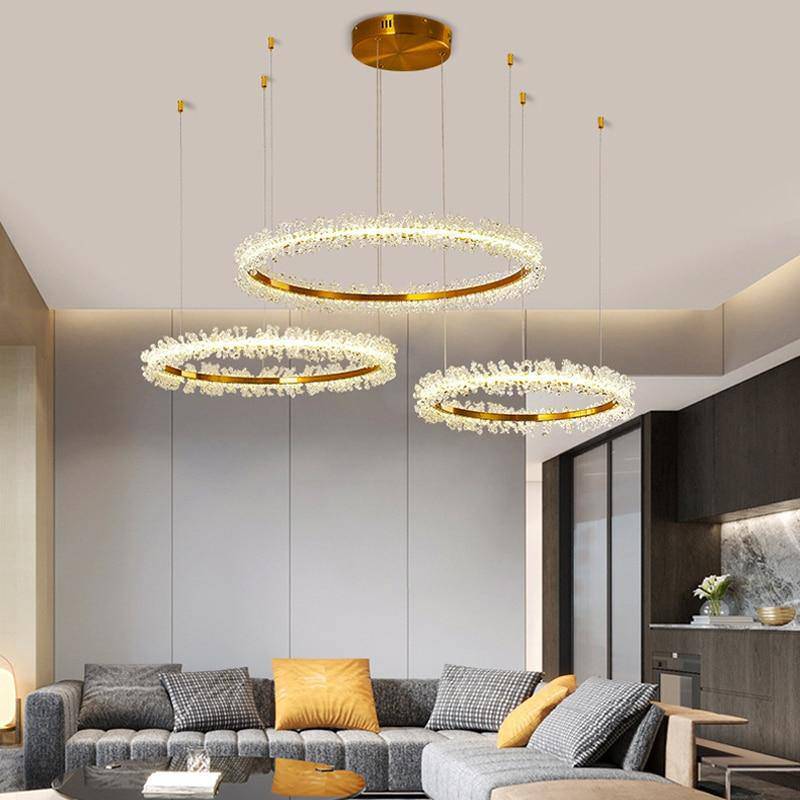 Capri 3 - Ring Crystal Chandelier - fovolighting